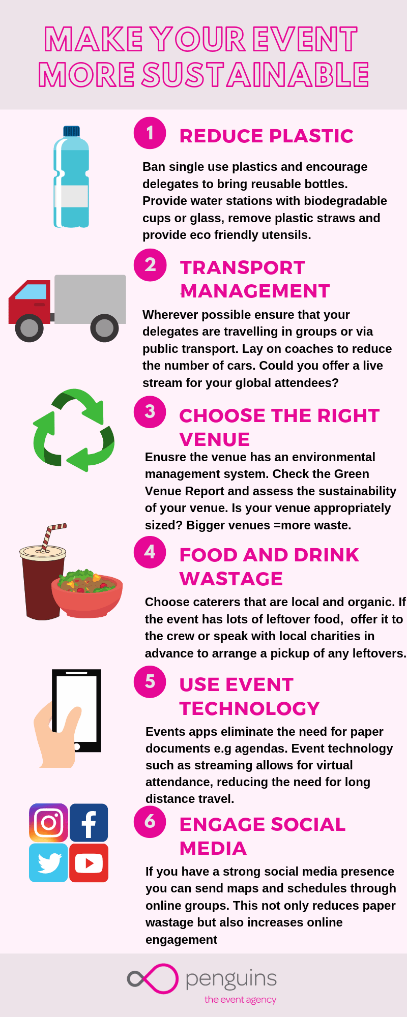 5 Tips To Increase Sustainability At Your Event